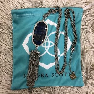 Kendra Scott Rayne Dark Blue Lapis Necklace